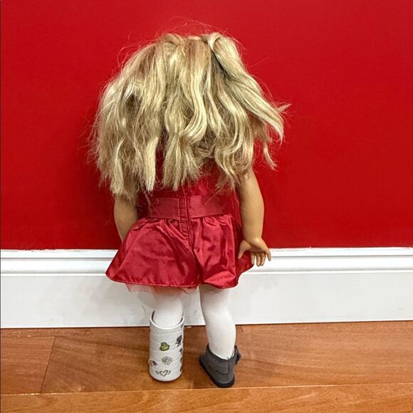American Girl Doll in Joyful Jewels Outfit Feel Better Blonde Hair Rare Retired - Picture 4 of 13